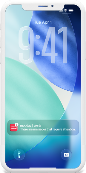mooday push notification